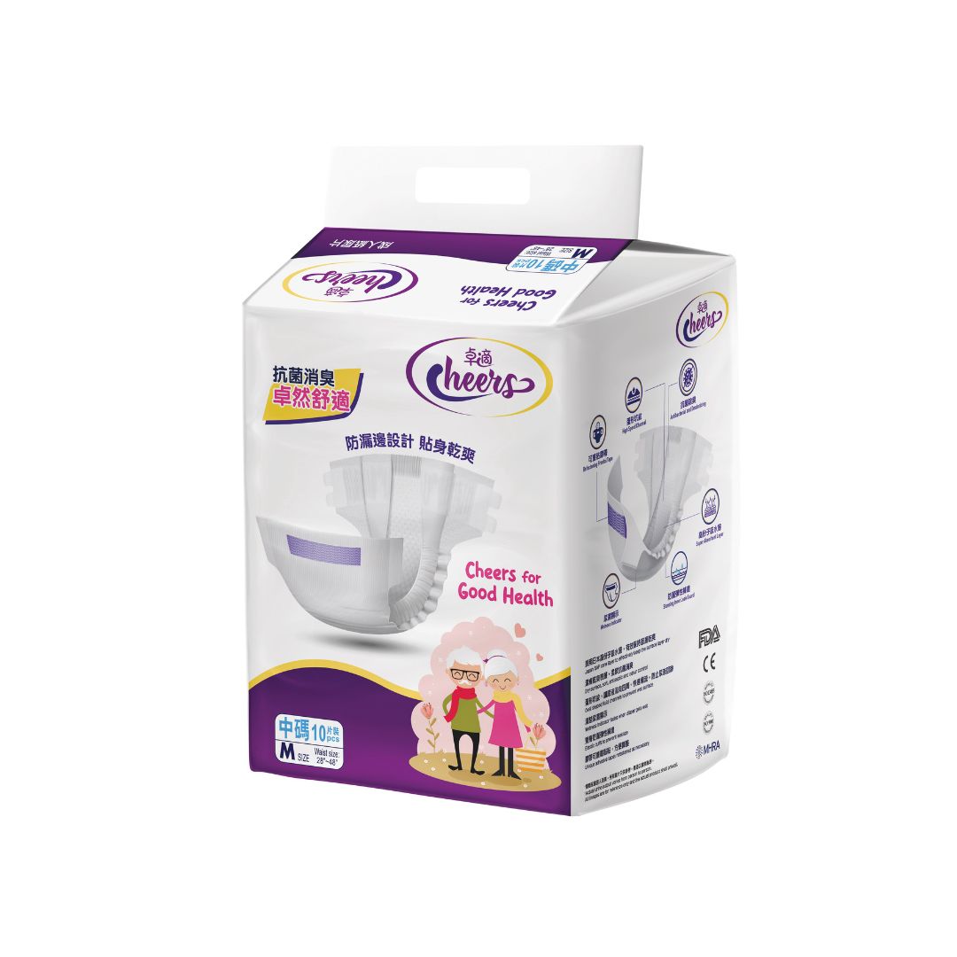 Cheers Adult Diaper Premium 10's size M -11100300
